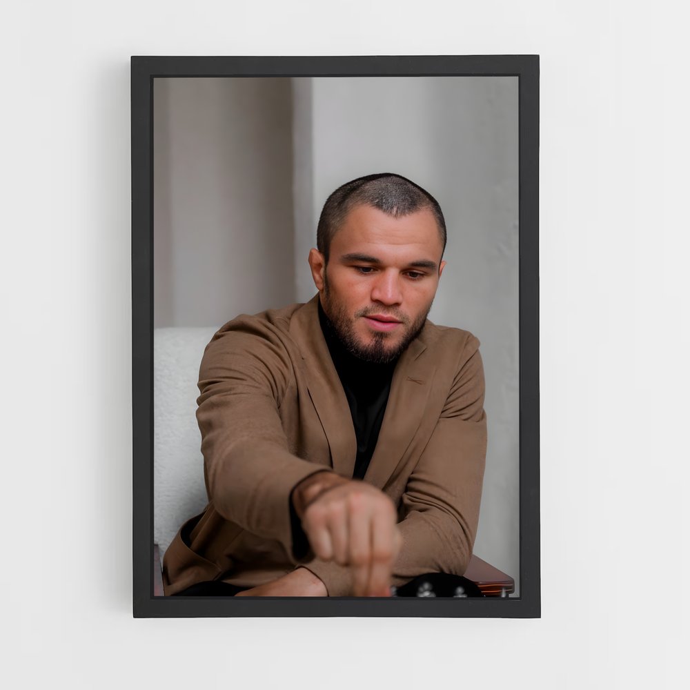 Poster Échecs en Direct – affiche MMA (vue 2)